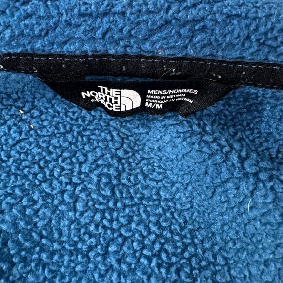 North Face Full Zip Fleece Jacket Mens Classic Half Dome Long Sleeve Vintage - Picture 9 of 16